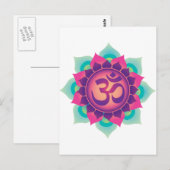 Om-symbool Briefkaart (Voorkant / Achterkant)