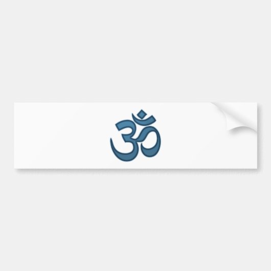 Om-symbool Bumpersticker (Voorkant)