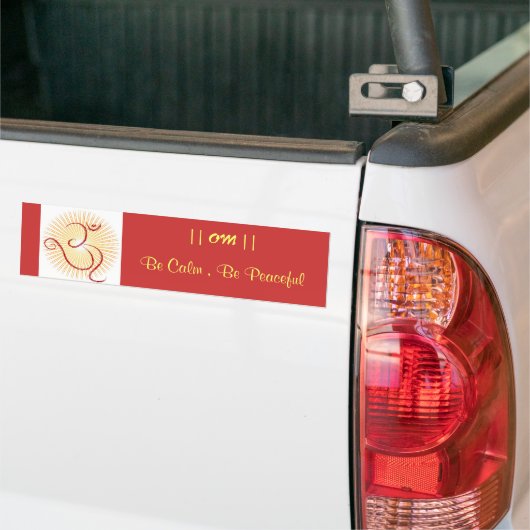 OM-symbool Bumpersticker (Op Truck)