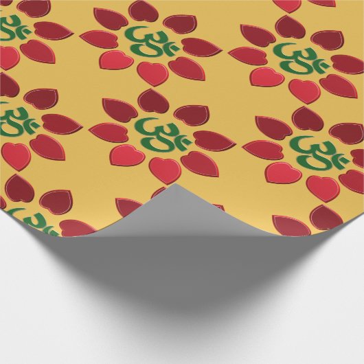 Om-symbool Cadeaupapier (Hoek)