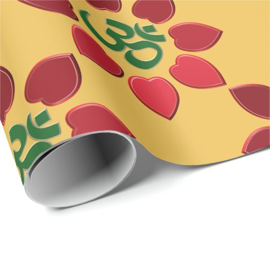 Om-symbool Cadeaupapier (Rol Hoek)