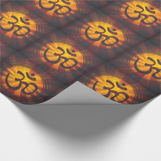  Om-symbool Cadeaupapier (Hoek)