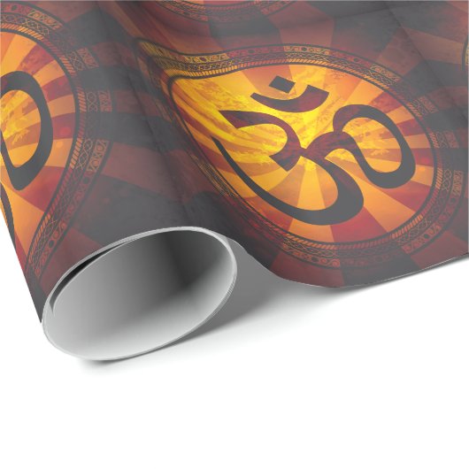 Om-symbool Cadeaupapier (Rol Hoek)