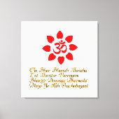 Om-symbool Canvas Afdruk (Voorkant)