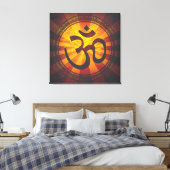  OM-symbool Canvas Afdruk (Insitu (Slaapkamer))
