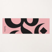 Om Symbool Coral Roze Omkeerbaar Yogamat (Voorkant (horizontaal))