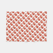 Om-symbool Fleece Deken (Voorkant (Horizontaal))