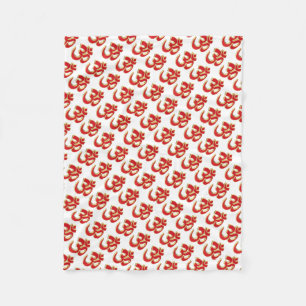 Om-symbool Fleece Deken