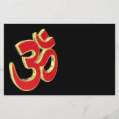 Om symbool flyer (Achterkant)