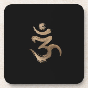 OM-symbool - Golden Bruscking Bier Onderzetter