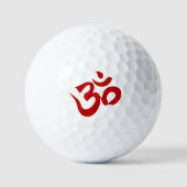 OM Symbool Golfbal Golfballen (Voorkant)