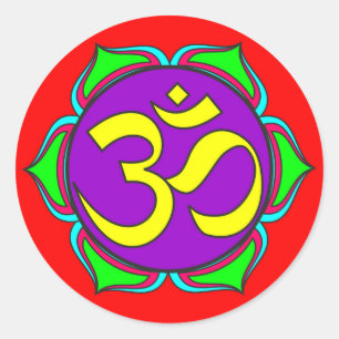 om symbool heilig boeddhisme religie zen yoga - bl ronde sticker