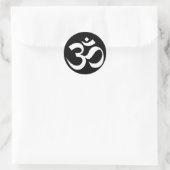 om symbool heilig boeddhisme religie zen yoga ronde sticker (Tas)