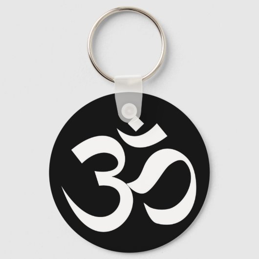 om symbool heilig boeddhisme religie zen yoga sleutelhanger (Voorkant)