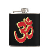 Om-symbool Heupfles (Voorkant)