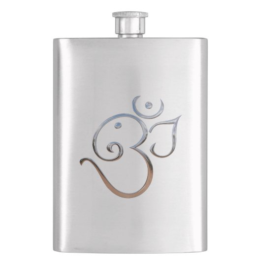 Om-symbool Heupfles (Voorkant)
