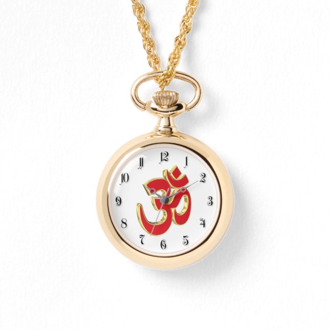 Om-symbool Horloge (Voorkant)