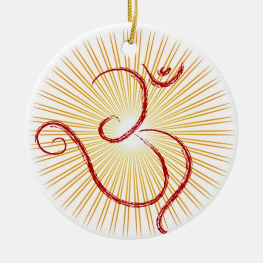 OM-symbool Keramisch Ornament (Voorkant)