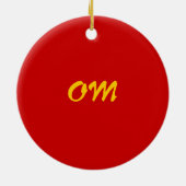 OM-symbool Keramisch Ornament (Achterkant)