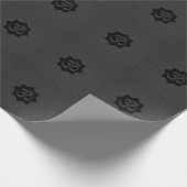 OM Symbool Lotus Spiritualiteit Yoga Carbon Style Cadeaupapier (Hoek)