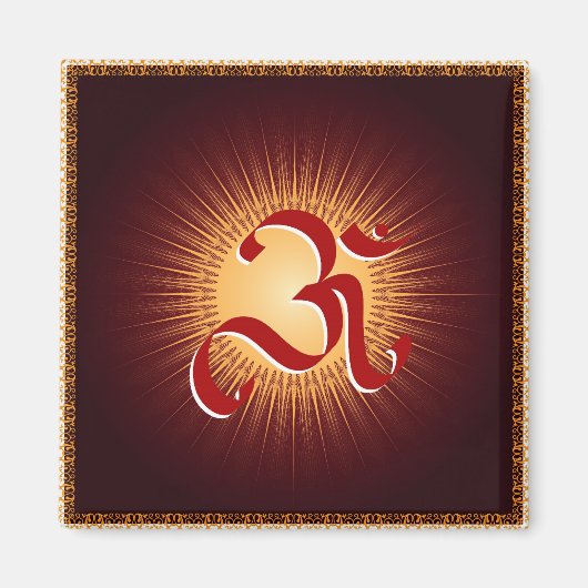 OM-symbool Magneet (Voorkant)