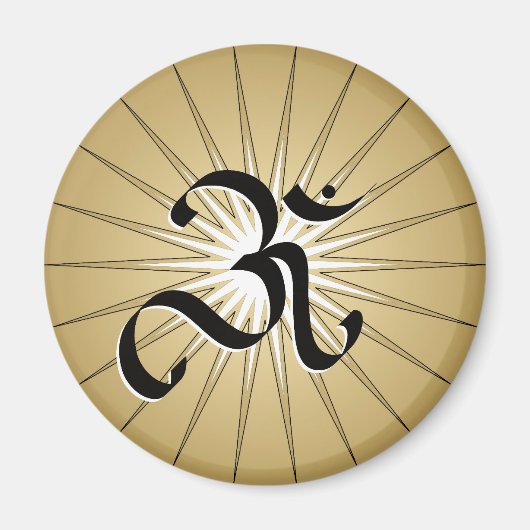 OM symbool - Magneet (Voorkant)