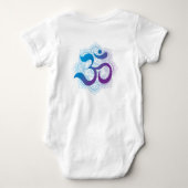 Om Symbool Mandala Bloem Wit Romper (Achterkant)