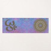 om symbool mandala yoga mat (Voorkant (horizontaal))