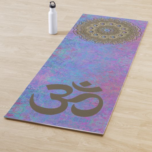 om symbool mandala yoga mat (In situ)