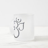 Om-symbool Matglas Koffiemok (Voorkant links)