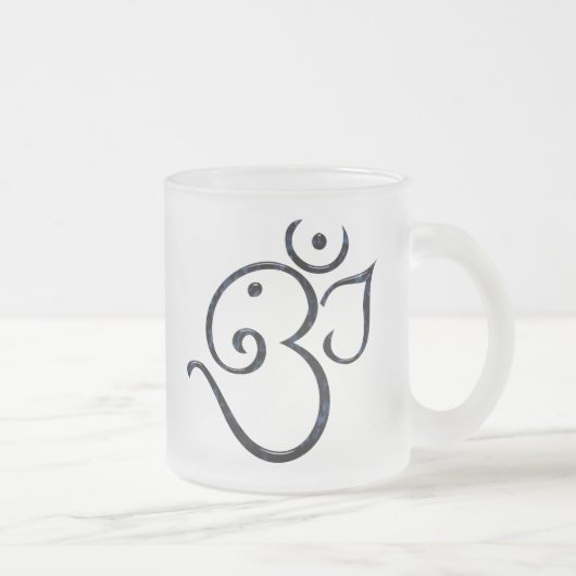 Om-symbool Matglas Koffiemok (Rechts)