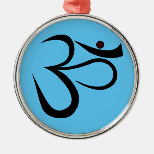 Om-symbool Metalen Ornament