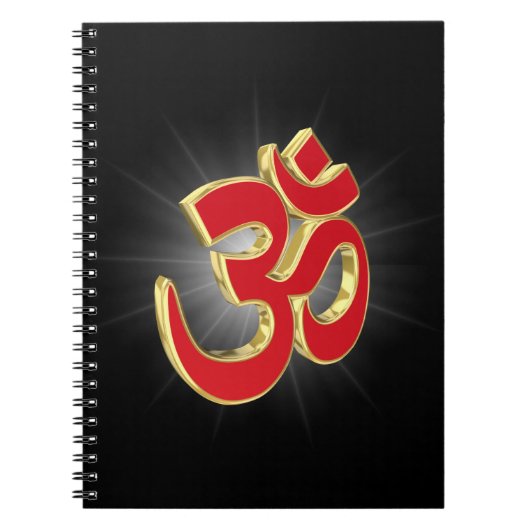 Om-symbool Notitieboek (Voorkant)