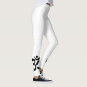 OM Symbool Ohm Yoga Spiritueel Boeddhisme Leggings (Rechts)