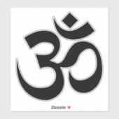 OM Symbool Ohm Yoga Spiritueel Boeddhisme Sticker (Vel)