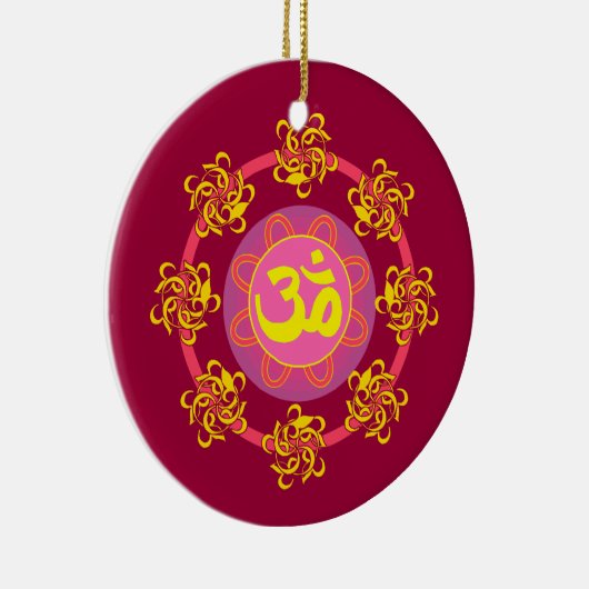 Om-symbool ornament (Rechts)