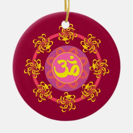 Om-symbool ornament (Voorkant)