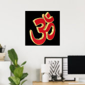 Om-symbool Poster (Thuiskantoor)
