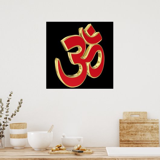 Om-symbool Poster (Keuken)