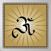 OM-symbool - Poster (Voorkant)