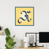 OM-symbool - Poster (Thuiskantoor)