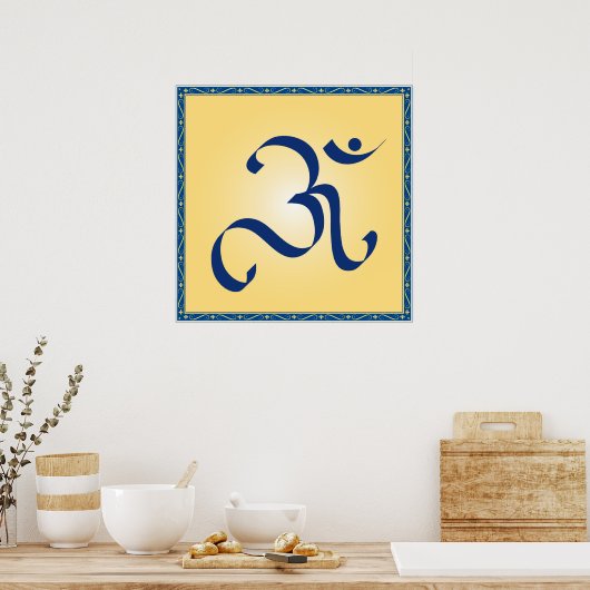 OM-symbool - Poster (Keuken)