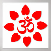 Om-symbool Poster (Voorkant)