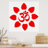 Om-symbool Poster (Keuken)