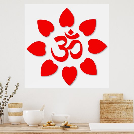 Om-symbool Poster (Keuken)