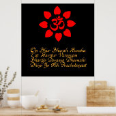 Om-symbool Poster (Keuken)