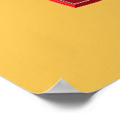 Om-symbool Poster (Hoek)