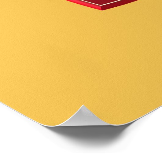 Om-symbool Poster (Hoek)