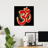 Om-symbool Poster (Thuiskantoor)