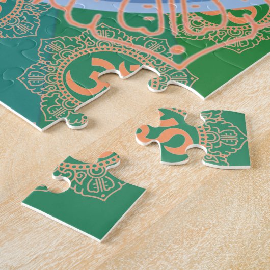 OM-symbool Puzzle Legpuzzel (Zijkant)